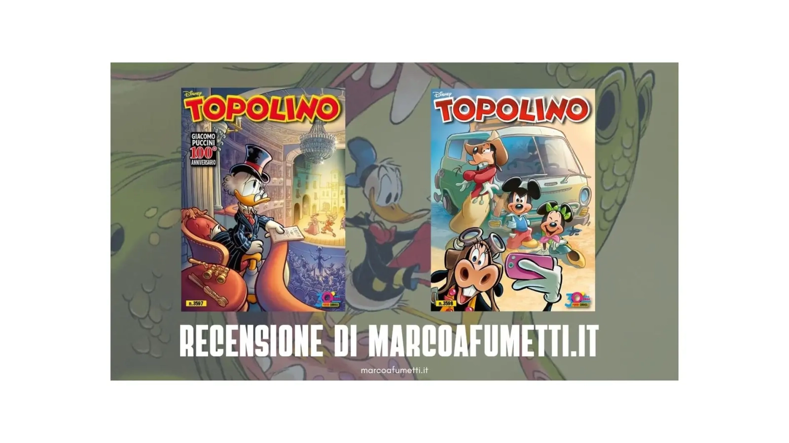 Cover recensione Topolino 3597 e 3598