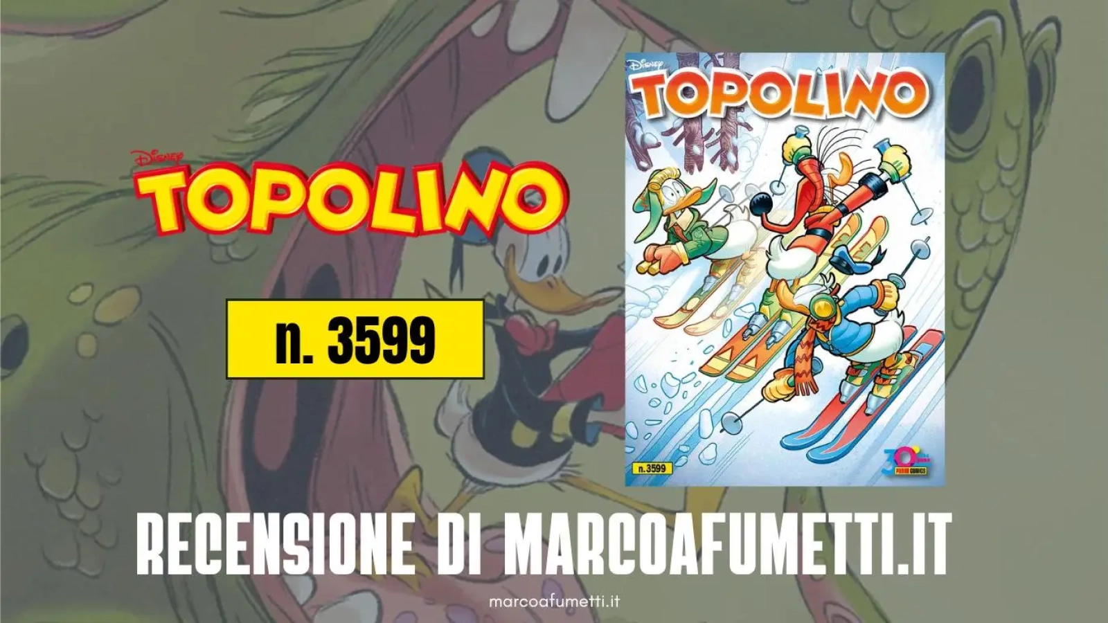 Topolino 3599 cover recensione marcoafumetti